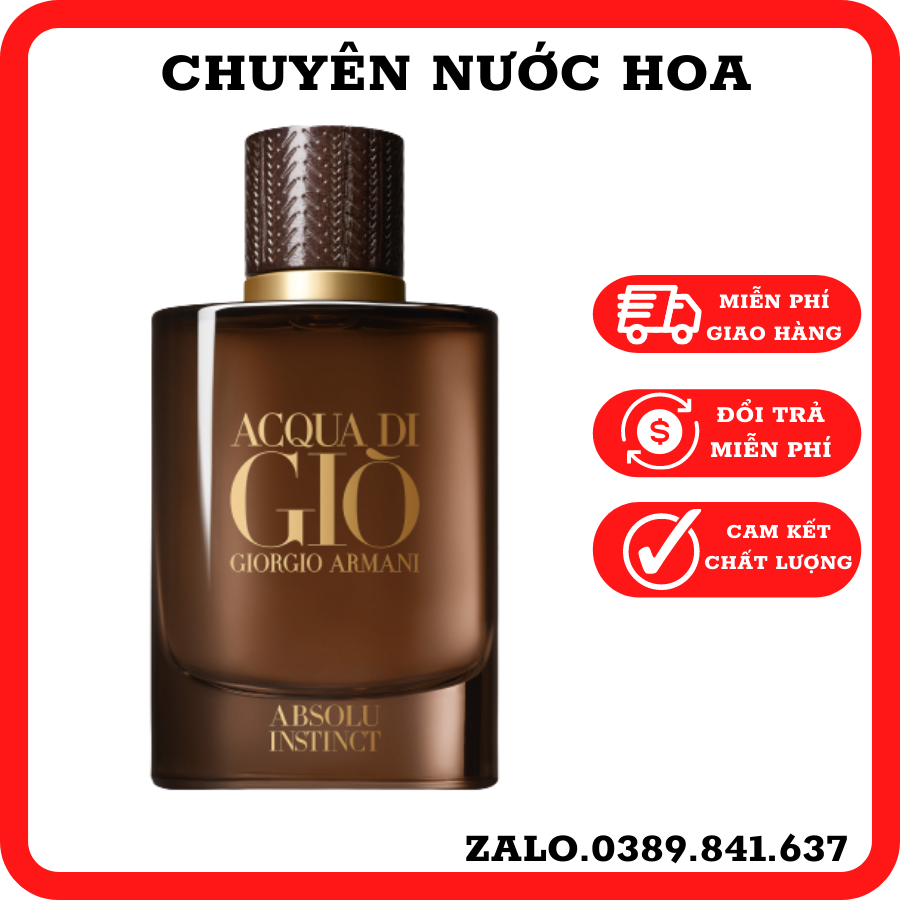Nước Hoa Acqua Di Giò Absolu Instinct100ml