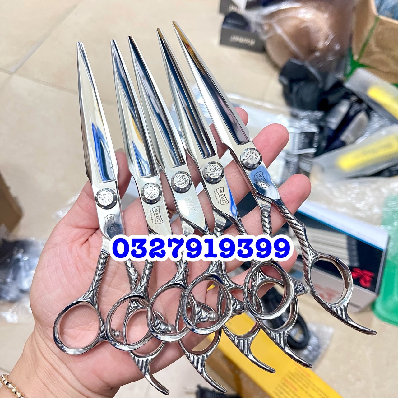 Kéo cắt tóc NHẬT WAHL 7.0 cao cấp ( TS )
