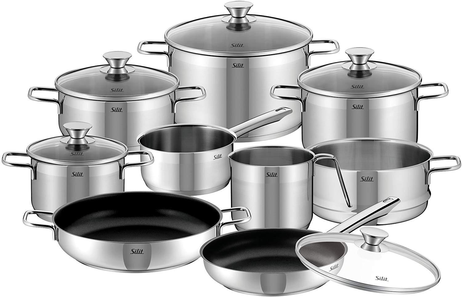 Bộ nồi Silit Pisa 10 món - Hàng Đức