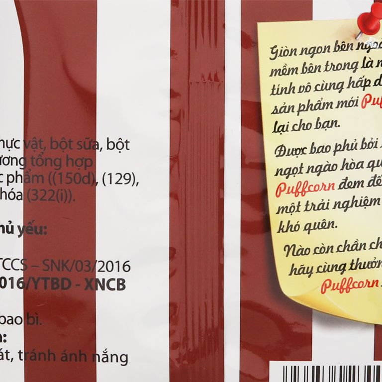 Bánh Snack Vị Socola Puff Corn 45g-Ăn Vặt Sumo Snack