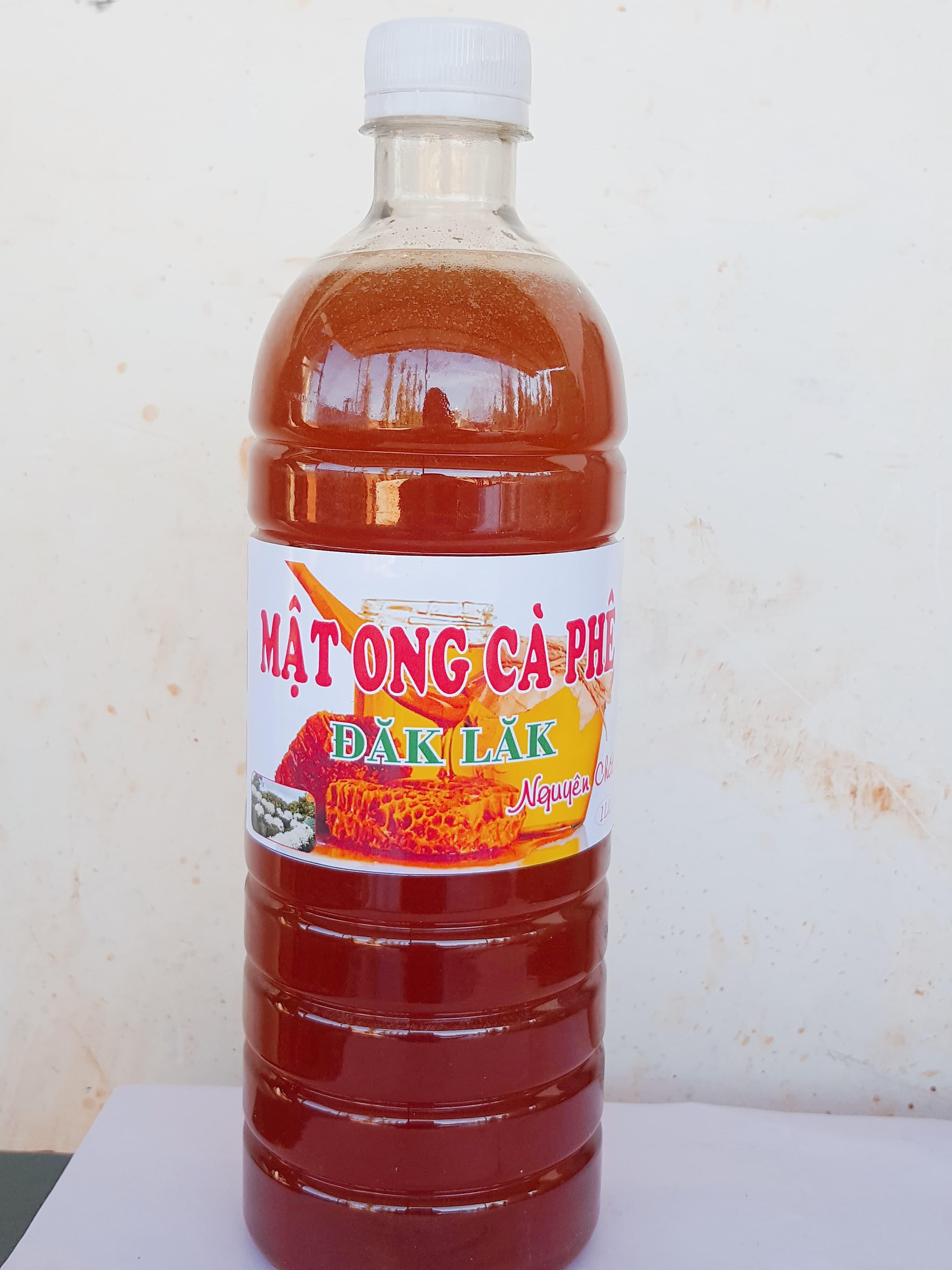 1 lít Mật ong hoa cà phê nguyên chất daklak(bao test)