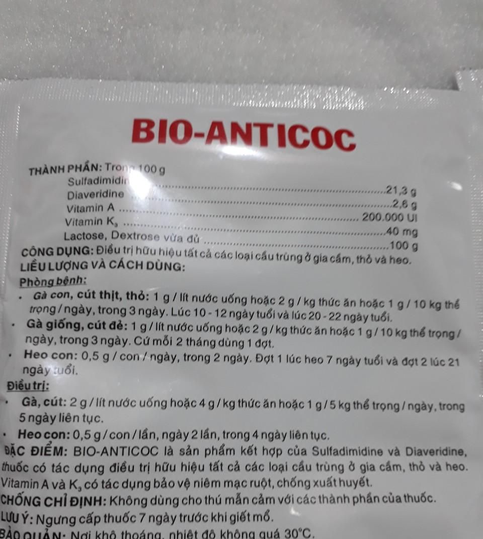BIO ANTICOC ( CẦU TRÙNG, PHÂN SÁP , PHÂN CÓ MÁU)