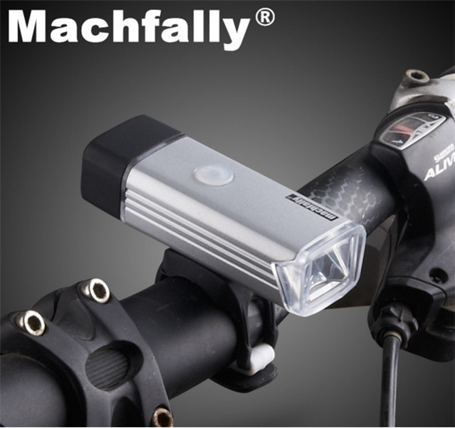 Đèn pha xe đạp siêu sáng 4 chế độ Machfally có sạc usb, chống nước