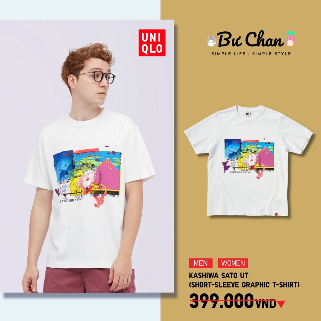 Áo thun UT Nam/Nữ Kashiwa Sato x Unsodo ❤️ (UNIQLO Nhật Chính Hãng)