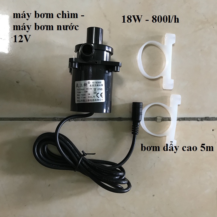 Bơm chìm hồ cá 18w