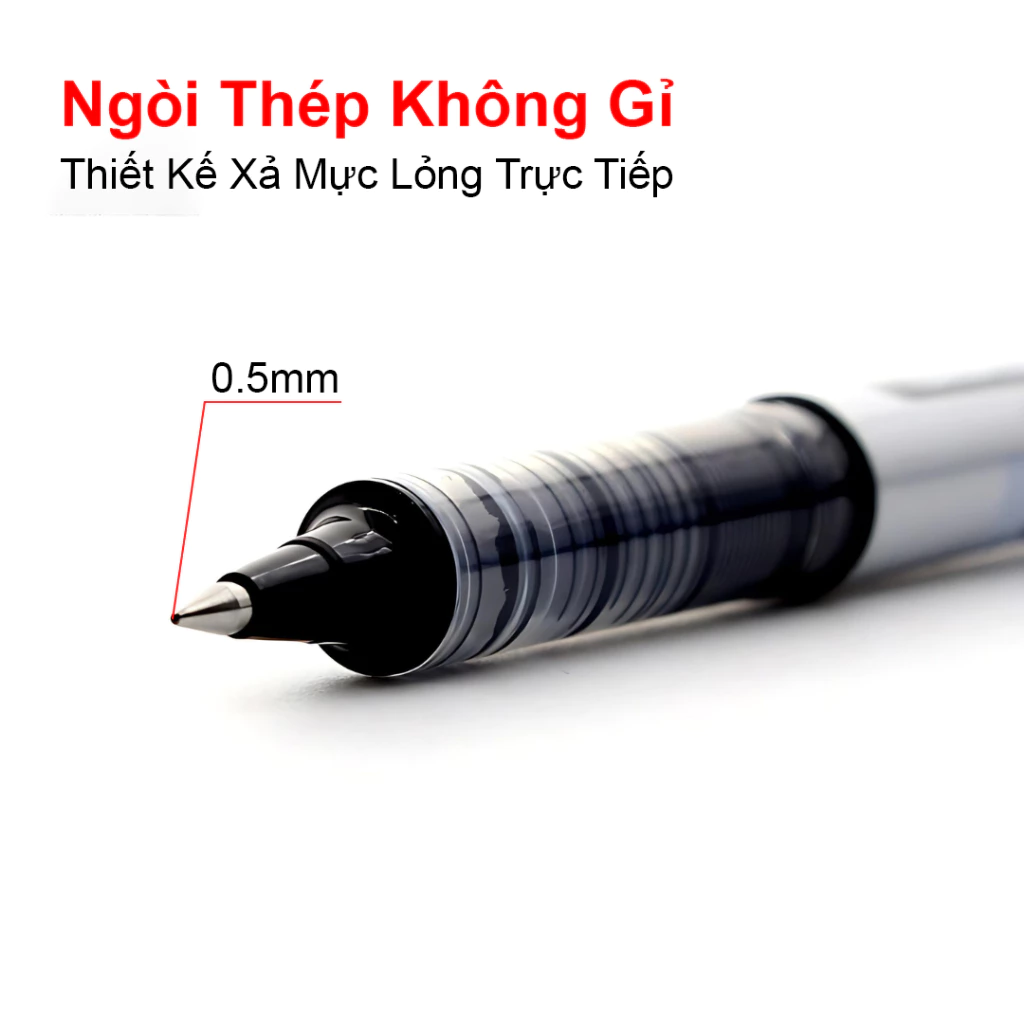 Bút Bi Uniball Eye UB-150 Chính Hãng Bút Bi Mực Nước 0.5mm Viết Êm Không Bị Gỉ Mực