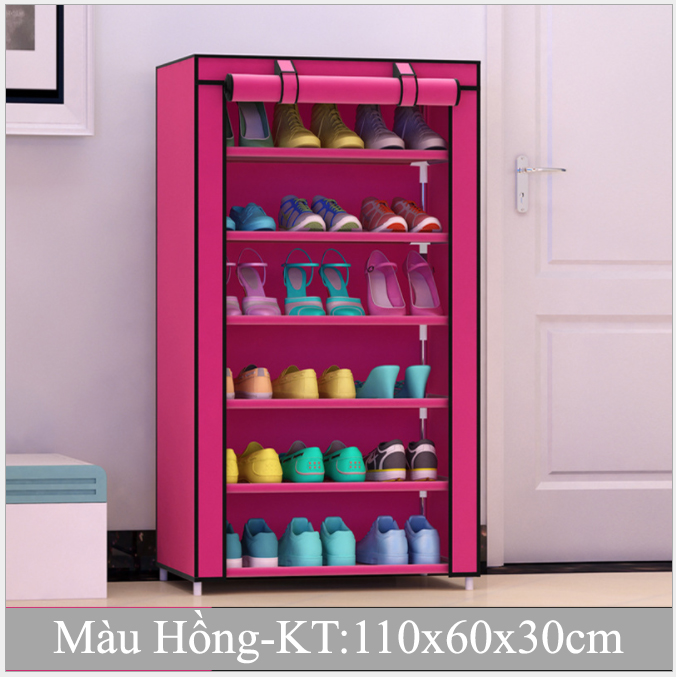 [GIỮ GIÀY KHÔNG BỤI BẨN] Kệ giày dép có vải che