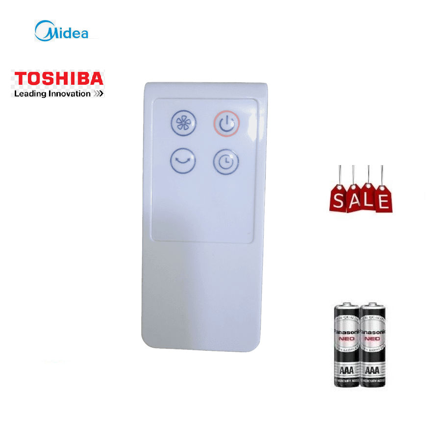 Điều khiển Quạt Midea, Toshiba các dòng Quạt Cây Đứng, Treo Tường