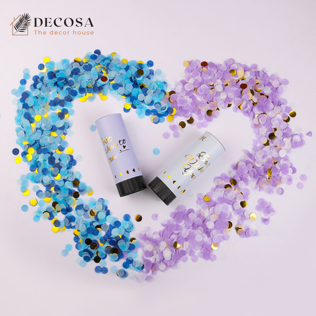 Ống phụt pháo hoa giấy ống pháo hoa confetti