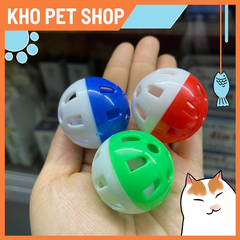 Bóng nhựa lục lạc cho chó mèo