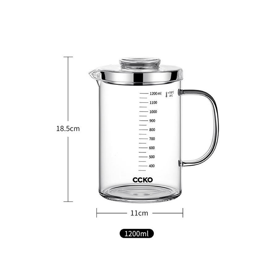 Ca lọc dầu mỡ bằng thủy tinh CCKO CK9963 cao cấp