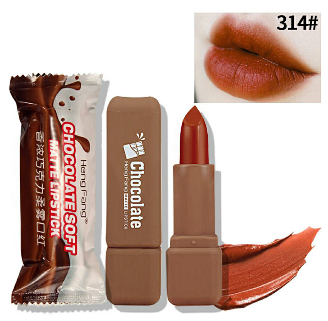 THỎI SON SOCOLA HENGFANG MATTE