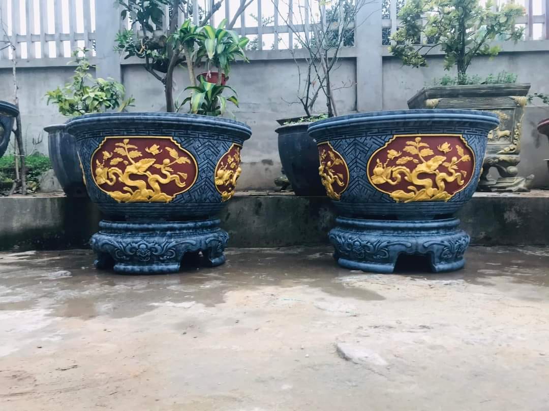 Khuôn đúc chậu cảnh tròn 60 và chân đôn [khuôn nhựa ABS siêu bền]