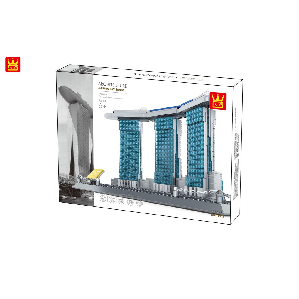 Bộ lắp ráp Marina Bay Sand WANGE 4217
