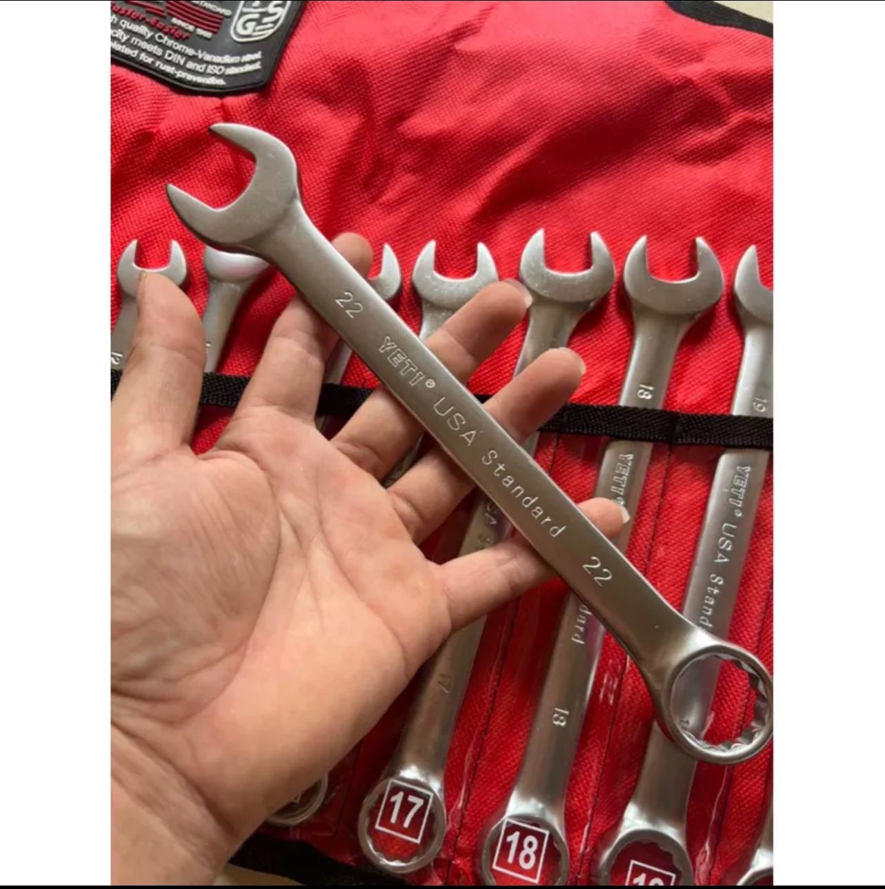 Bộ cờ lê Yeti 14 chi tiết 8-24 ( khoá vòng miệng)