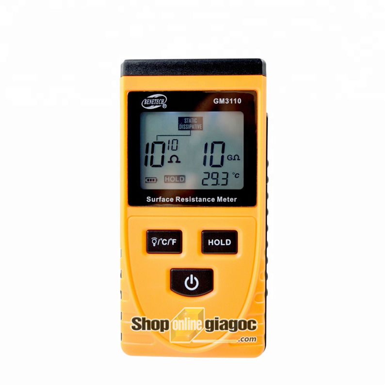 Máy đo điện trở bề mặt benetech gm3110