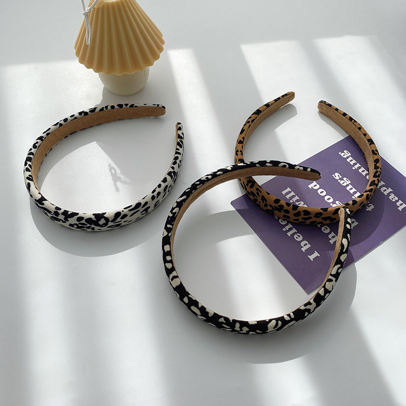 Bờm Tóc Da Beo Retro Dễ Phối Đồ XIC103