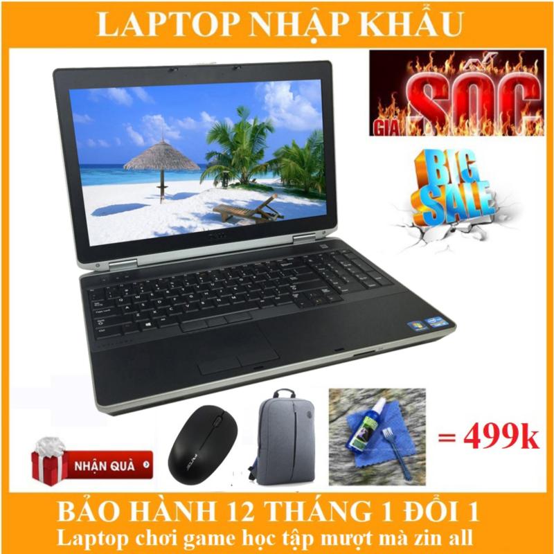 Laptop Dell Latitude E6520 i7 Ram 8GB SSD 128GB chơi game + lập trình + đồ họa ổn tặng kèm tay chơi game.