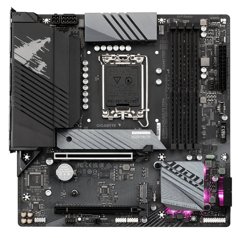 MAINBOARD GIGABYTE B760M AORUS ELITE DDR4