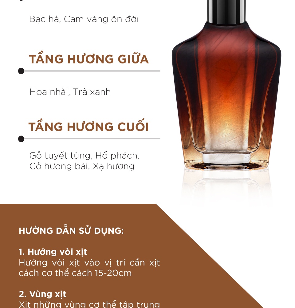 Nước Hoa Nam Dynik Hương Gỗ 50ml