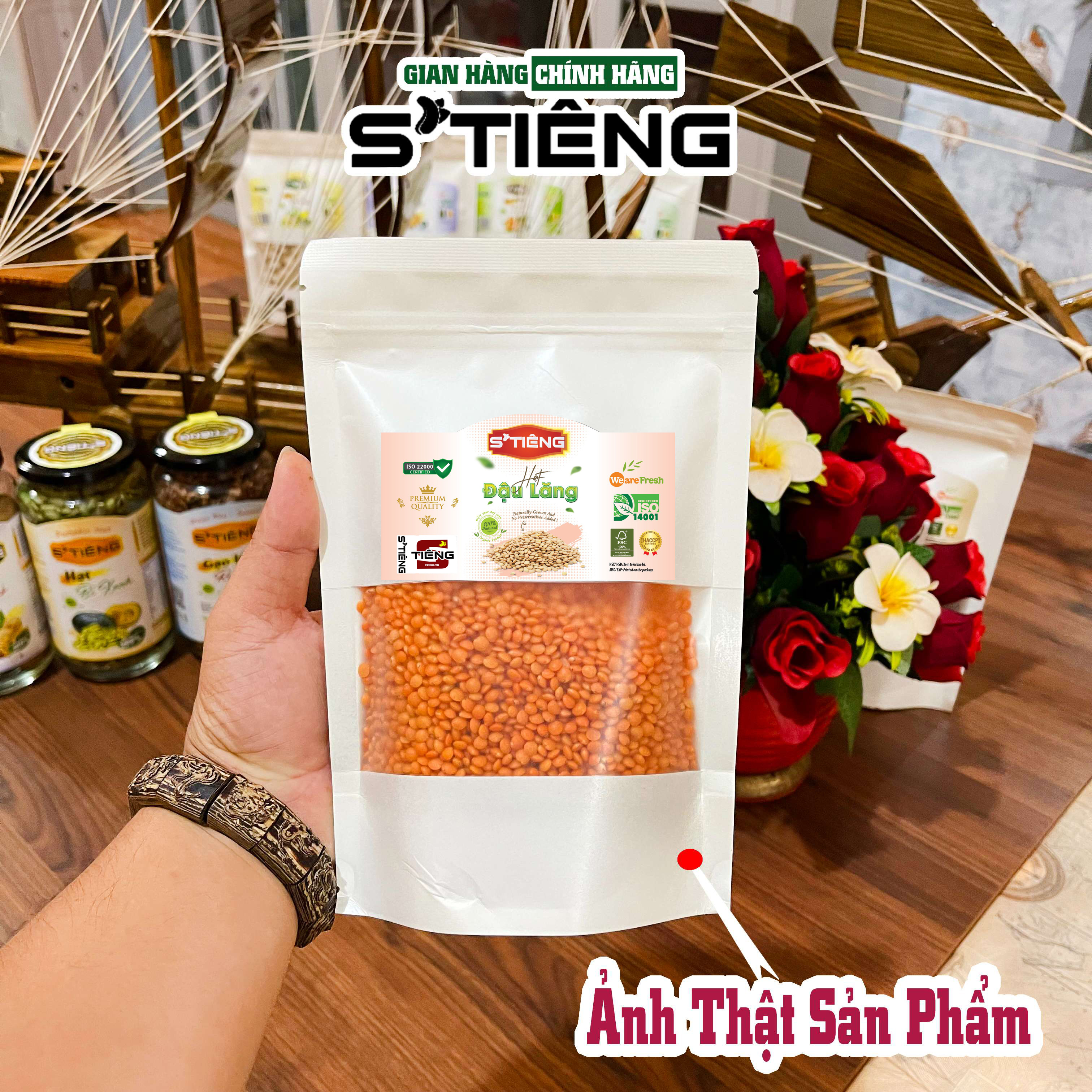 Hạt Đậu Lăng Đỏ STIÊNG Chế Biến Món Ăn