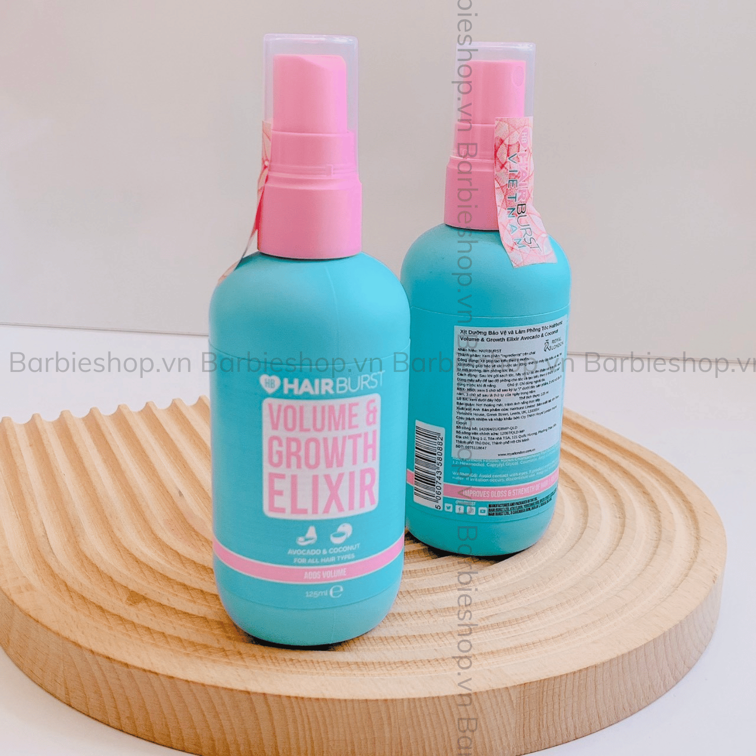 Xịt Dưỡng Tóc Hairburst Volume & Growth Elixir [125ml]