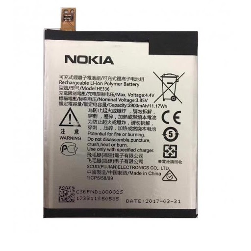 Pin nokia 3.1 nokia 5 he336 zin mới 100% bảo hành 1 đổi 1