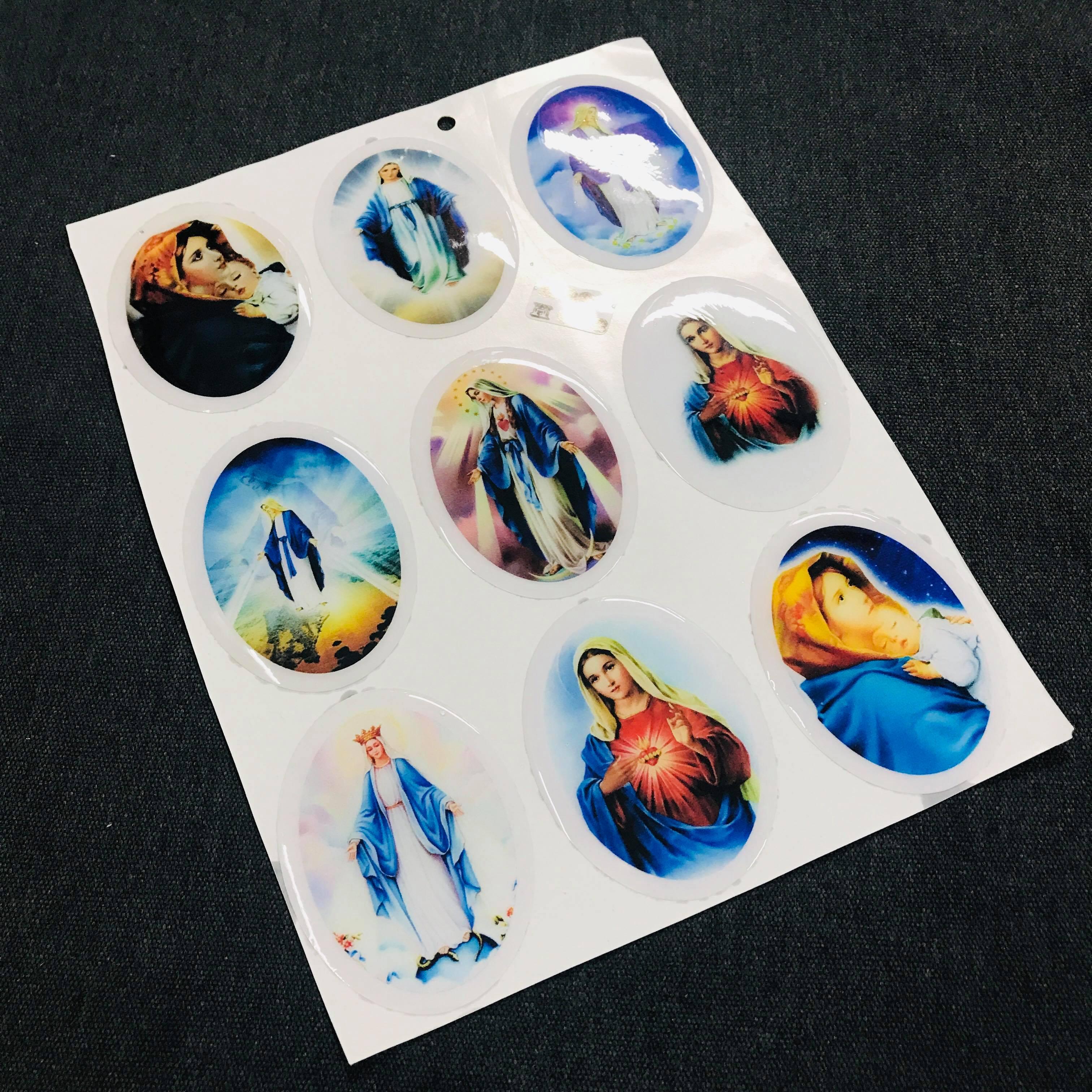 [CHÚA BAN PHƯỚC] TEM TẤM DÁN XE MÁY ĐỔ KEO SIÊU NÉT (TEM ĐỨC MẸ)