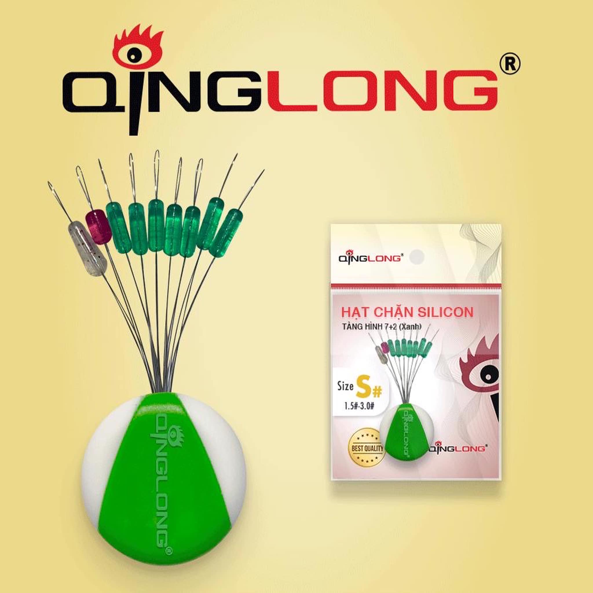 HẠT CHẶN QingLong SILICON TÀNG HÌNH 7+2