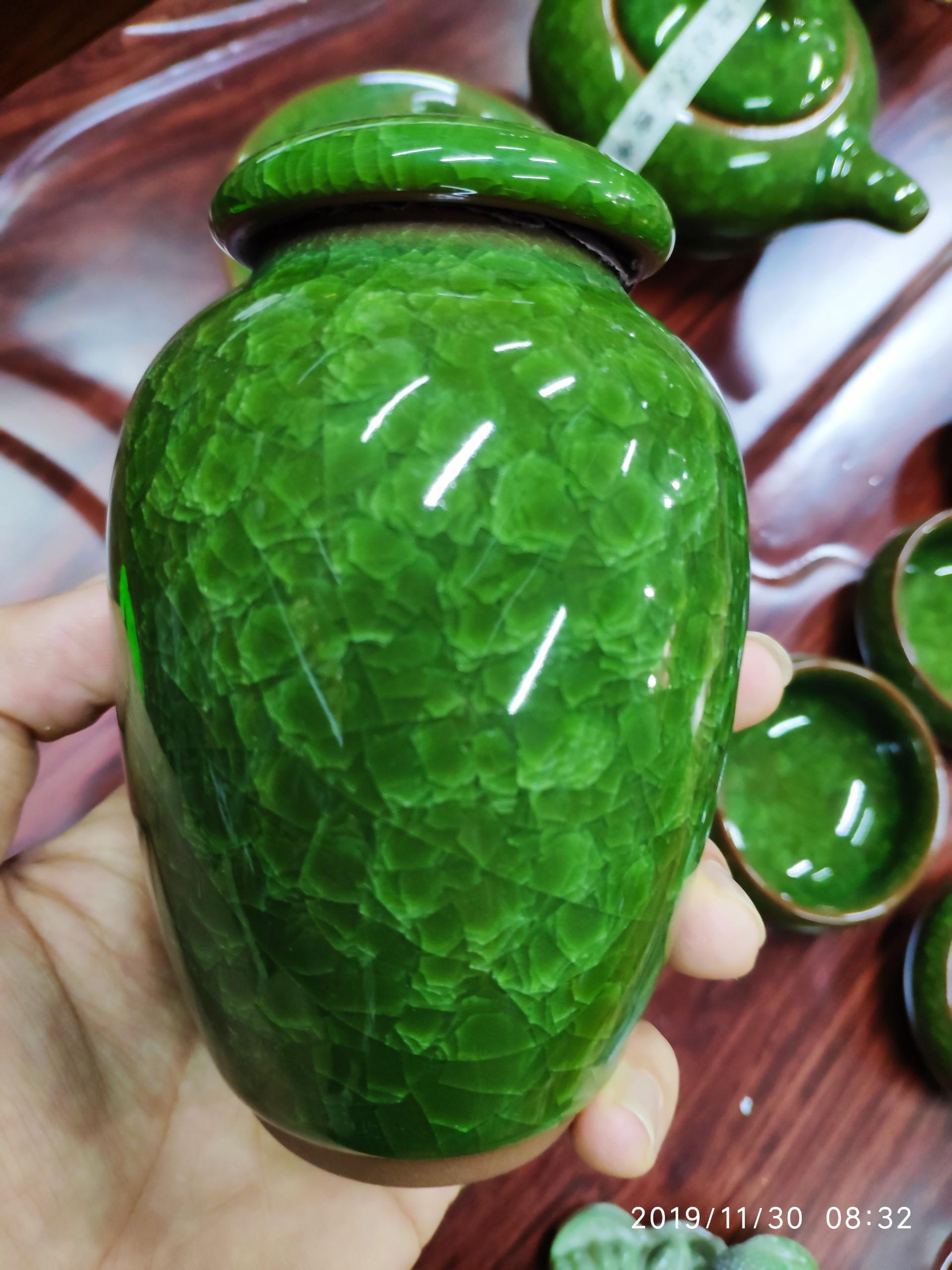 bộ ấm chén xanh ngọc