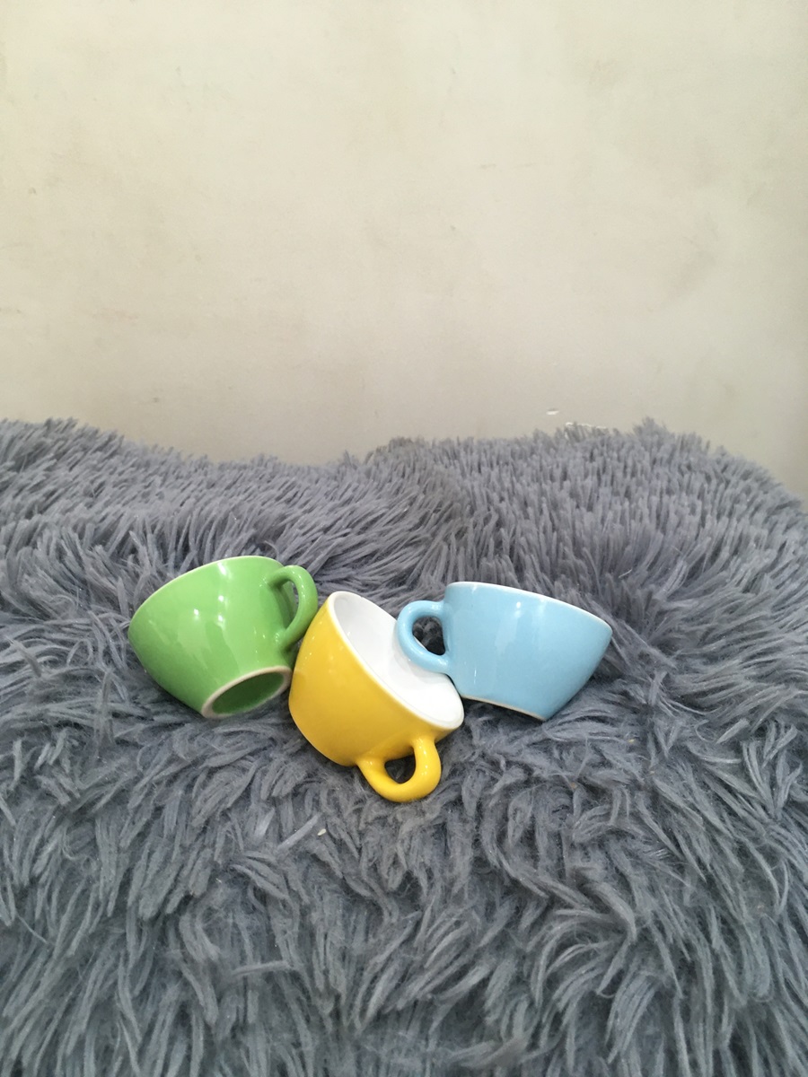 Tea Cup with Handle 5X3.5 cm - Cuong Phat Ceramics - High Quality Vietnamese Product