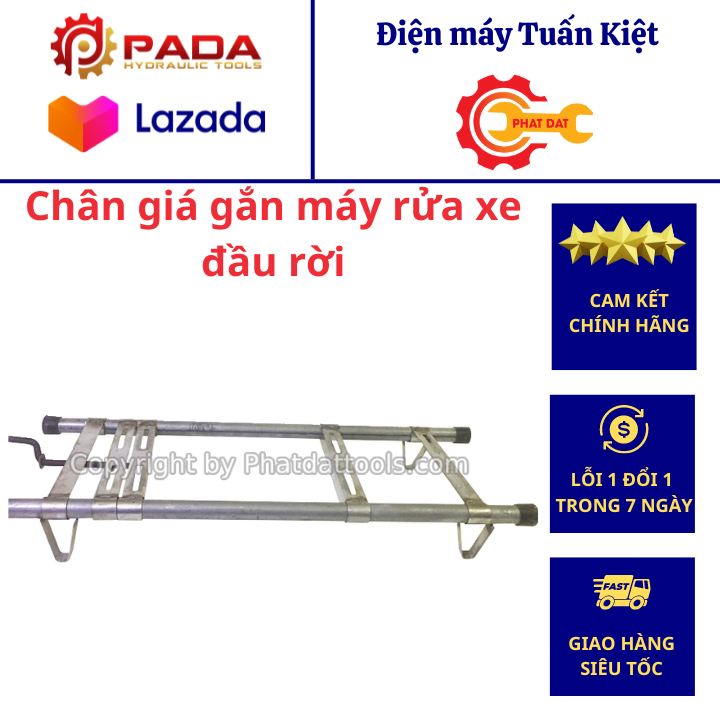 Chân giá gắn máy rửa xe đầu rời