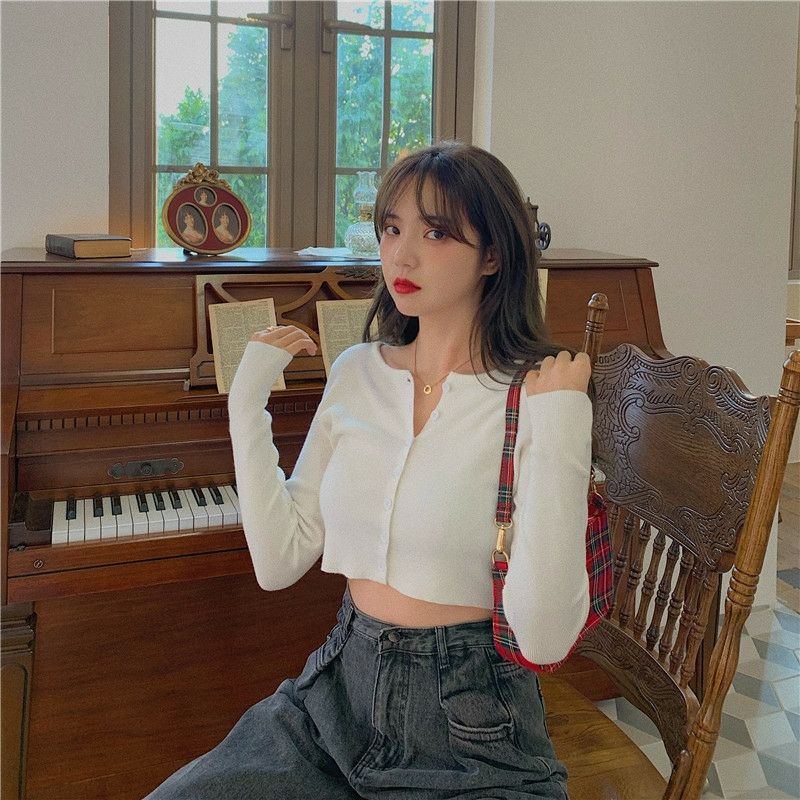 Áo croptop yan tay dài nữ bb_hoodie shop