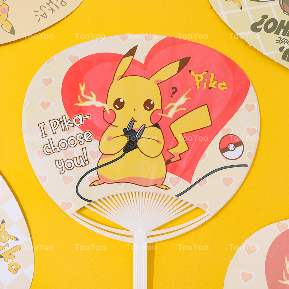 Quạt cầm tay Pikachu dễ thương cute PK0116