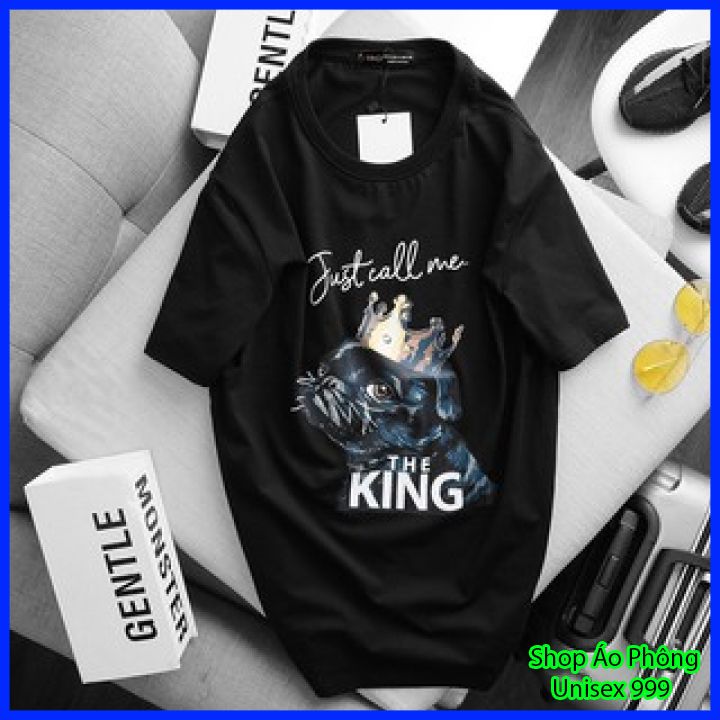 Áo Thun Zara THE KING Unisex Thun Cotton 4 Chiều