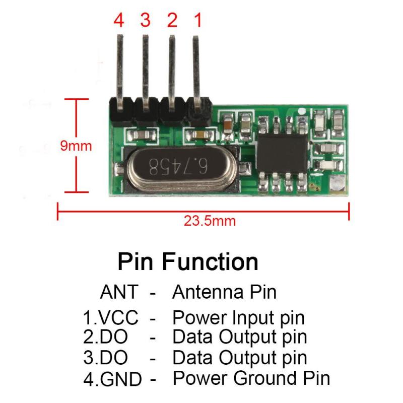 Thu phát sóng RF 433mhz