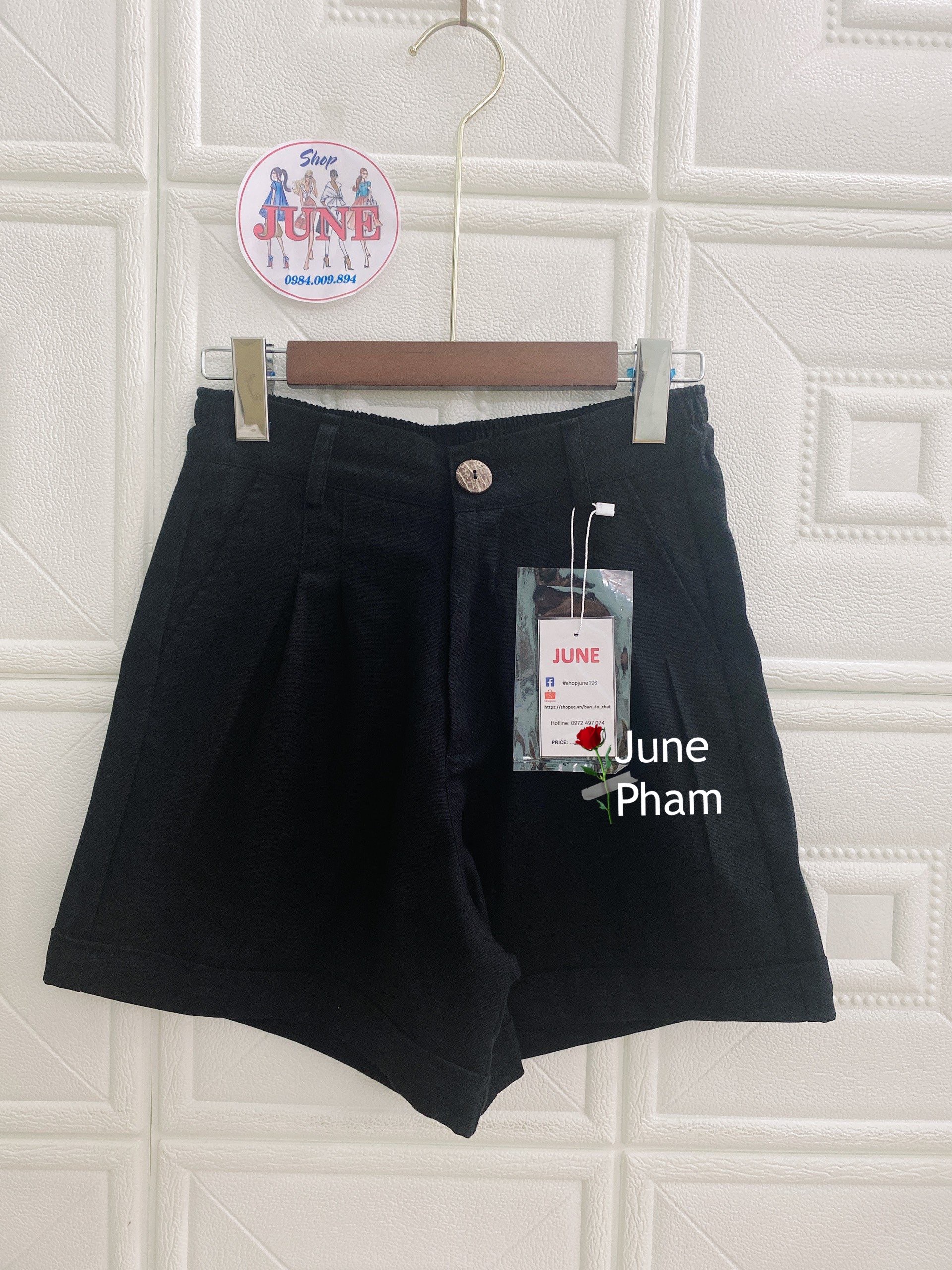 [JUNE LINEN] Quần SHORT LINEN. 15 MÀU. BIGSIZE. Ảnh thật. Q03