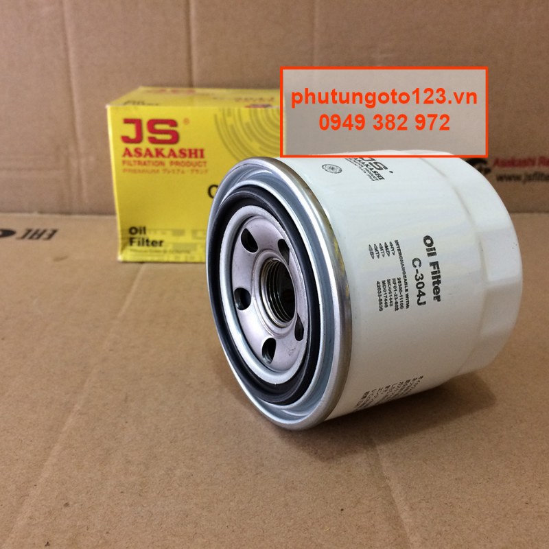 Lọc nhớt Hyundai Elantra 2012-2024 mã C304J của JS Asakashi Nhật Bản