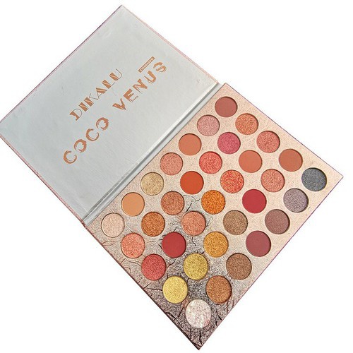 BẢNG PHẤN MẮT 35 MÀU COCO VENUS Màu nhũ lấp lánh ️ Màu lì cực bám Nhũ to bắt sáng ️ Màu metalic lồng lộn