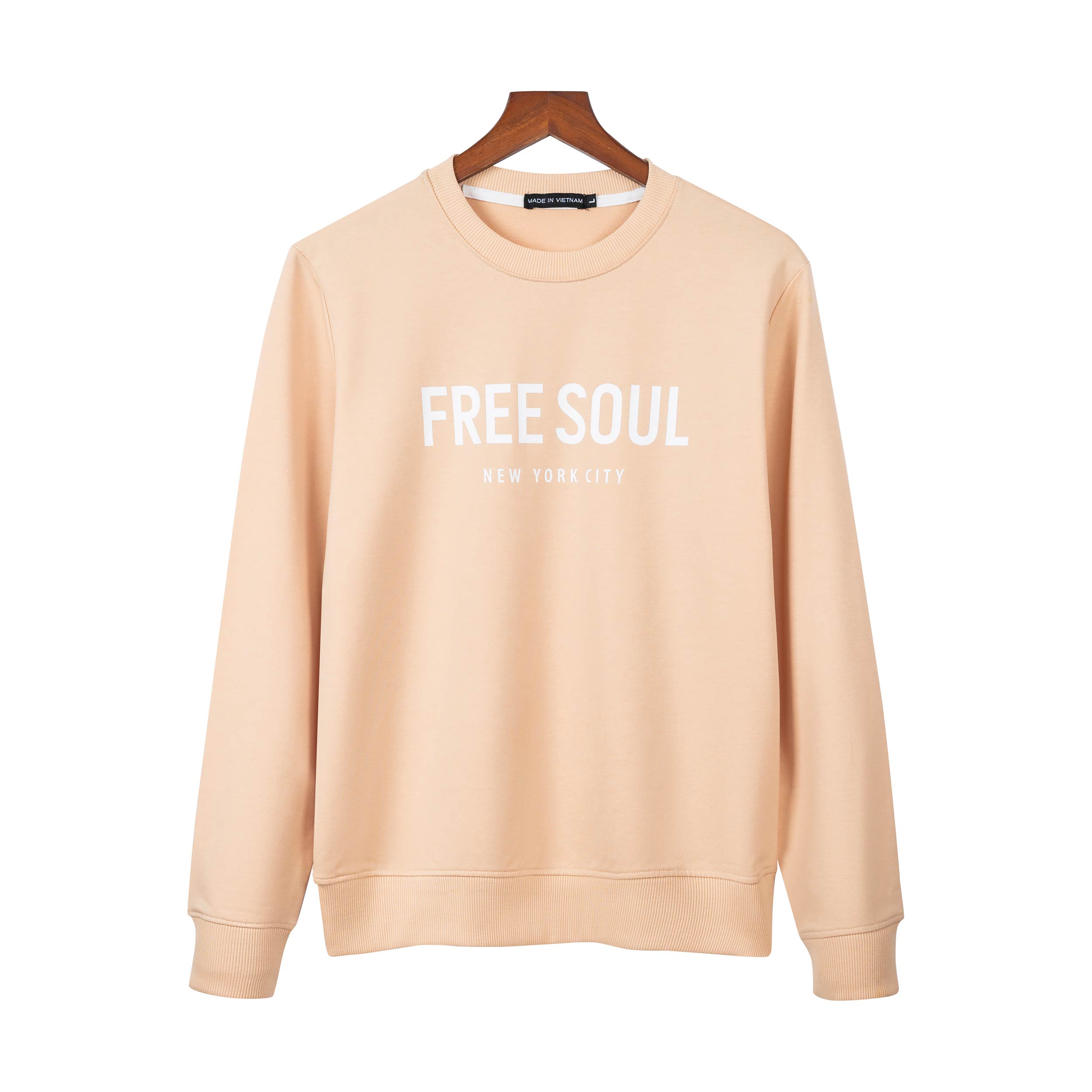 Sweatshirts men canvas leather fish high-end elegant color
