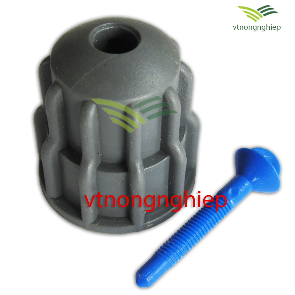 20 Béc bít phun cao ren trong phi 21mm ( Xám, Xanh Dương)