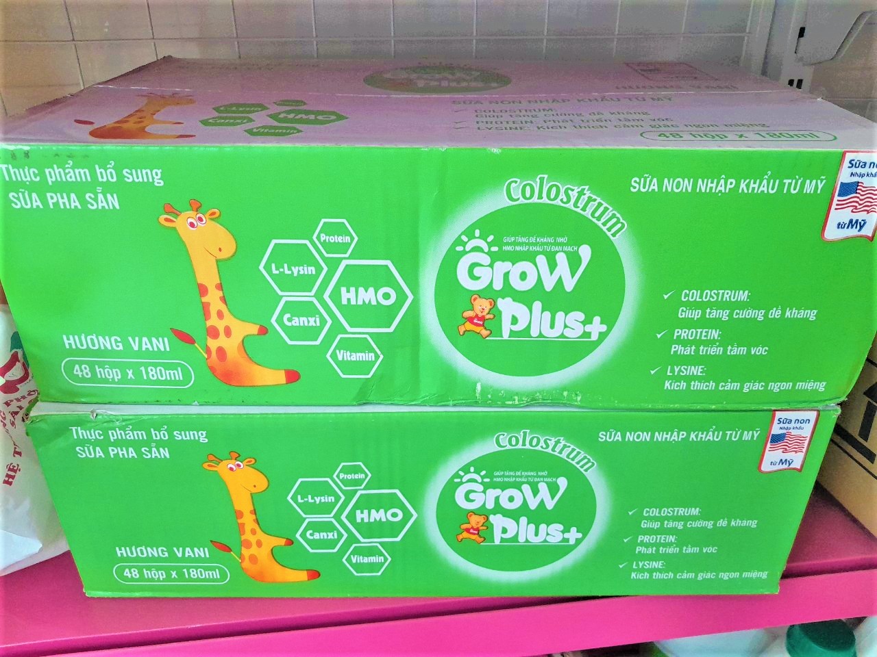 Sữa bột pha sẵn Grow Plus+ colostrum/ sữa nước pha sẵn 180ml/110ml