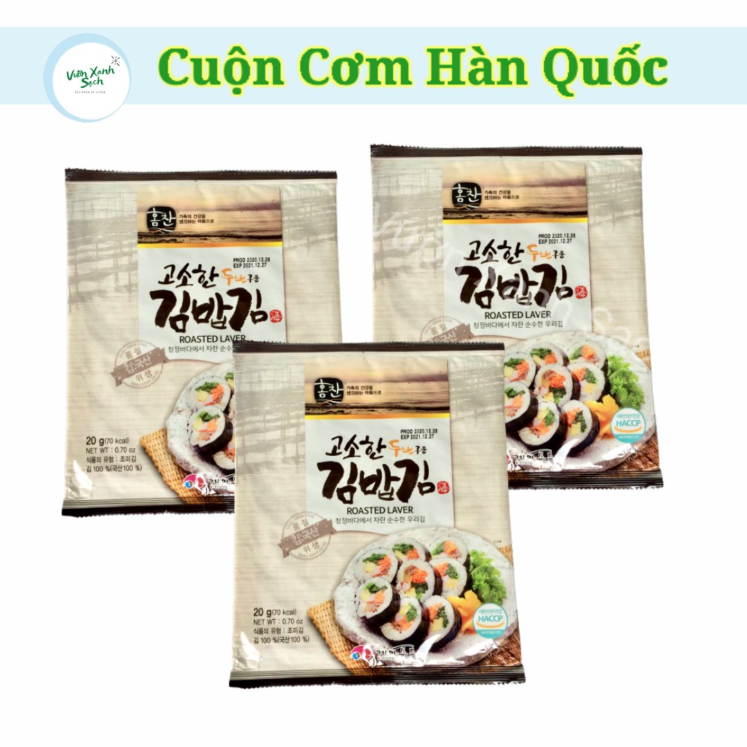 Rong biển cuộn cơm /10 lá / Hàn quốc/kimbap/sushi