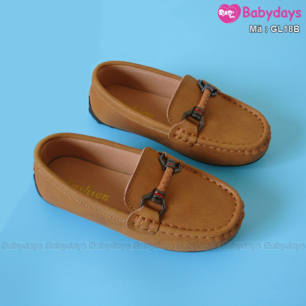 Giày lười cho bé trai GL18B size 26 đến 36 mềm êm bền dẹp