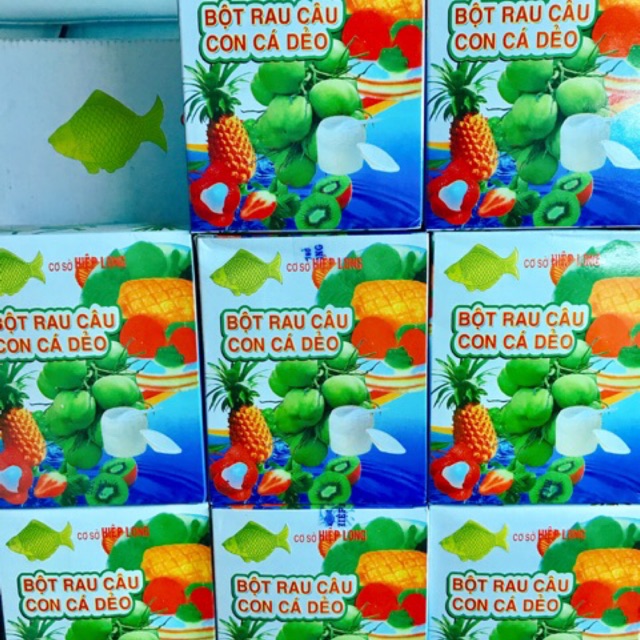 1 Gói Thạch rau câu con cá dẻo