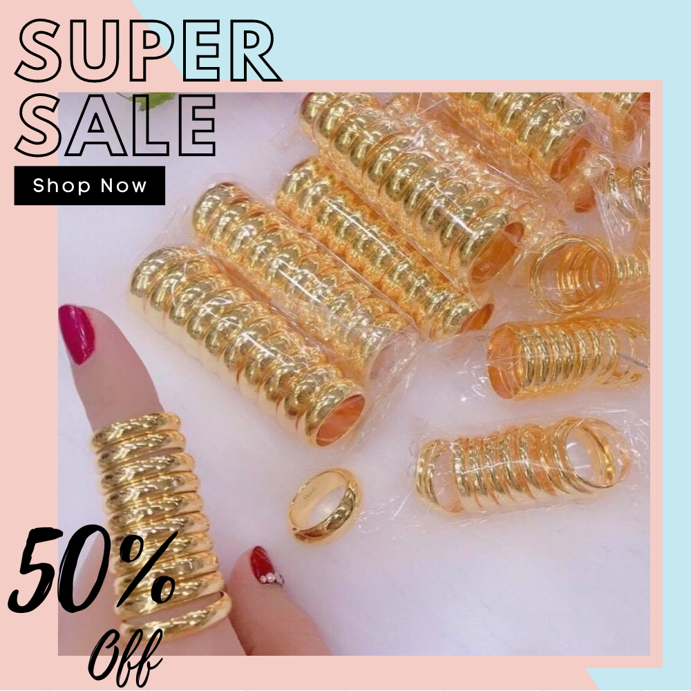 [HCM]Nhẫn vàng tây nữ nhẫn chỉ cô dâu làm lễ cưới thiết kế thời trang sang trọng Trang Sức Miga N120