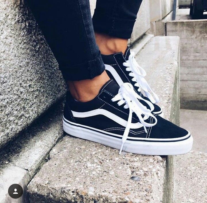 [FULL BOX] Giày thể thao sneaker Vans Old Skool Classic Black/White - Trắng/Đen