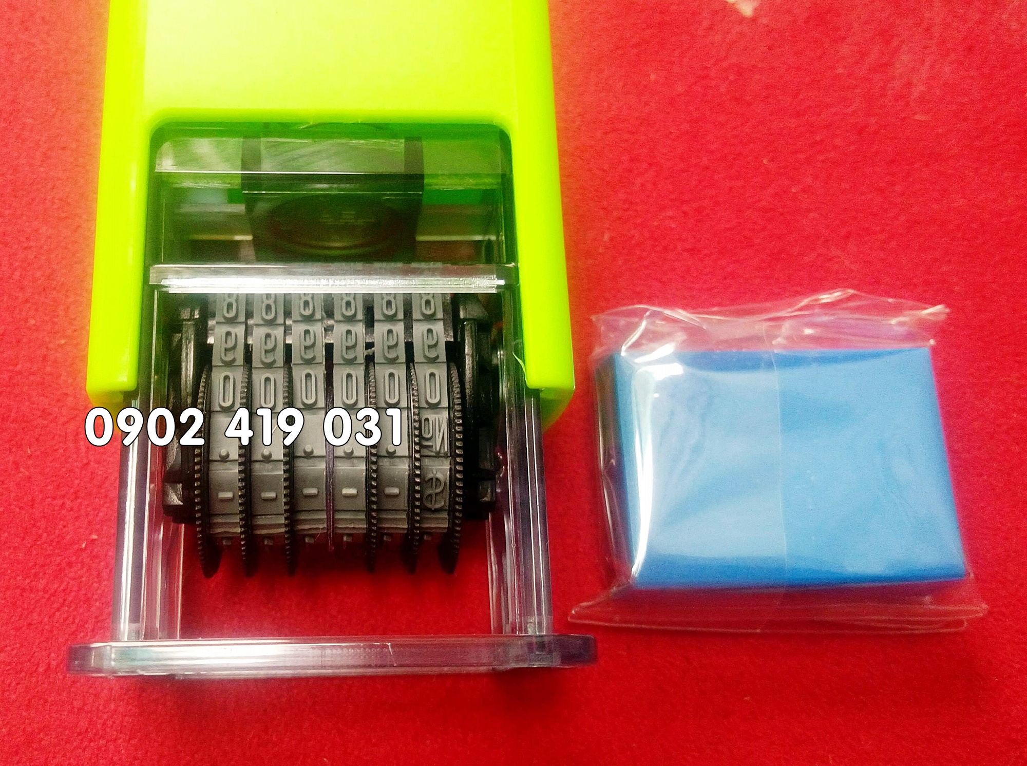 Con Dấu Đóng 6 Số Shiny PET-309, dấu đóng số ( 6 Numbering Stamp )