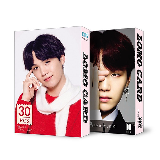 Hộp ảnh Suga BTS 900 pcs