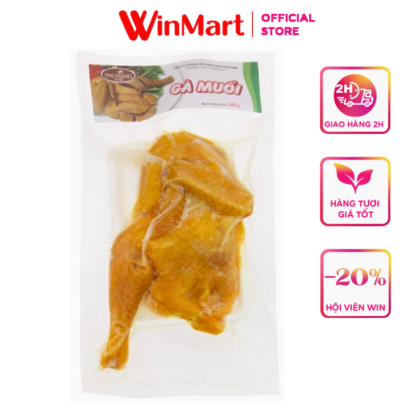 - gà muối thu hằng gói 500g
